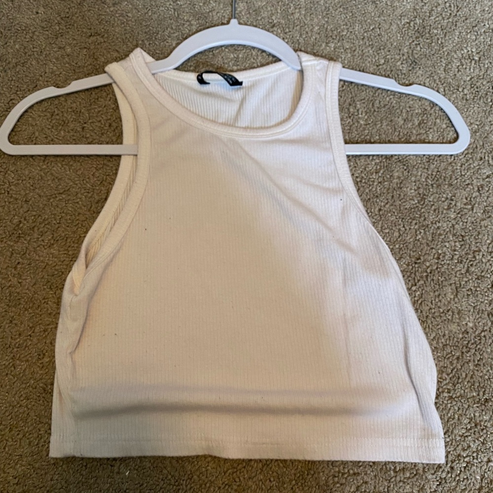 White SHEIN tank top